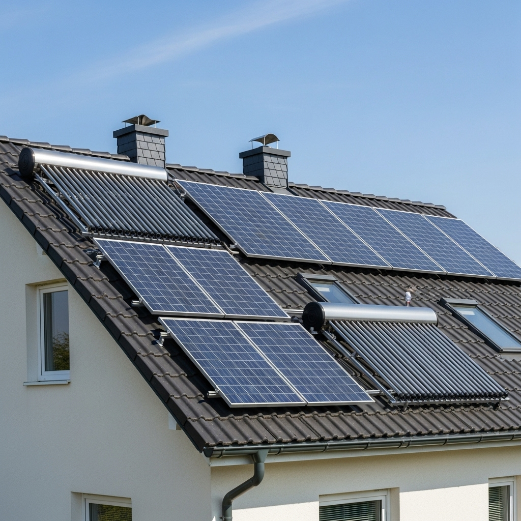 Système solaire combiné photovoltaïque